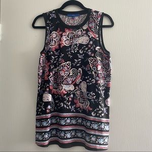 Apt 9 sleeveless tunic. Size Medium. Like new condition.
